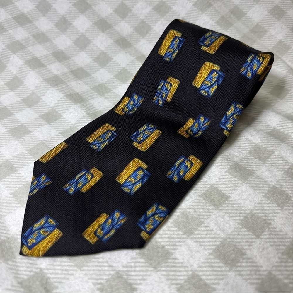 Vintage Metropolitan Museum of Art Tie Silk Necktie The Met NYC VTG